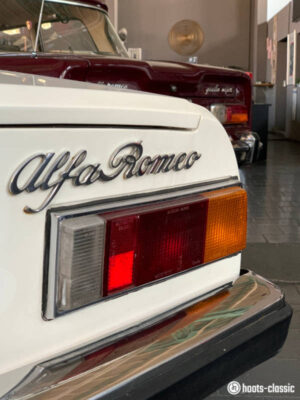 Alfa Romeo Spider und Giulia mit hoots Oldtimer Zusatzinstrumente APP