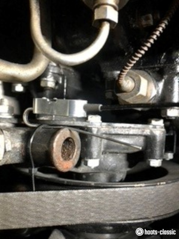 hoots Temperatursensor im Bentley Oldtimer Kühlwassertemperatur