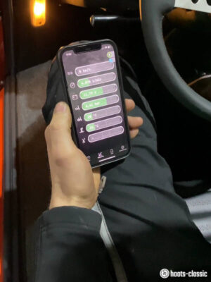 Motordaten App Oldtimer, Zusatzinstrumente im Lamborghini Miura