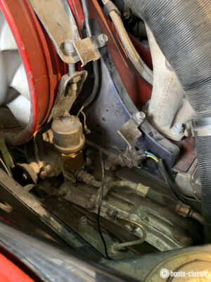 hoots Öldruck und Öltemperatur Sensor im Porsche 911