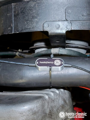 Fiat 124 Spider Abarth Kühlwasserschlauch mit hoots temp Kühlwassertemperatursensor